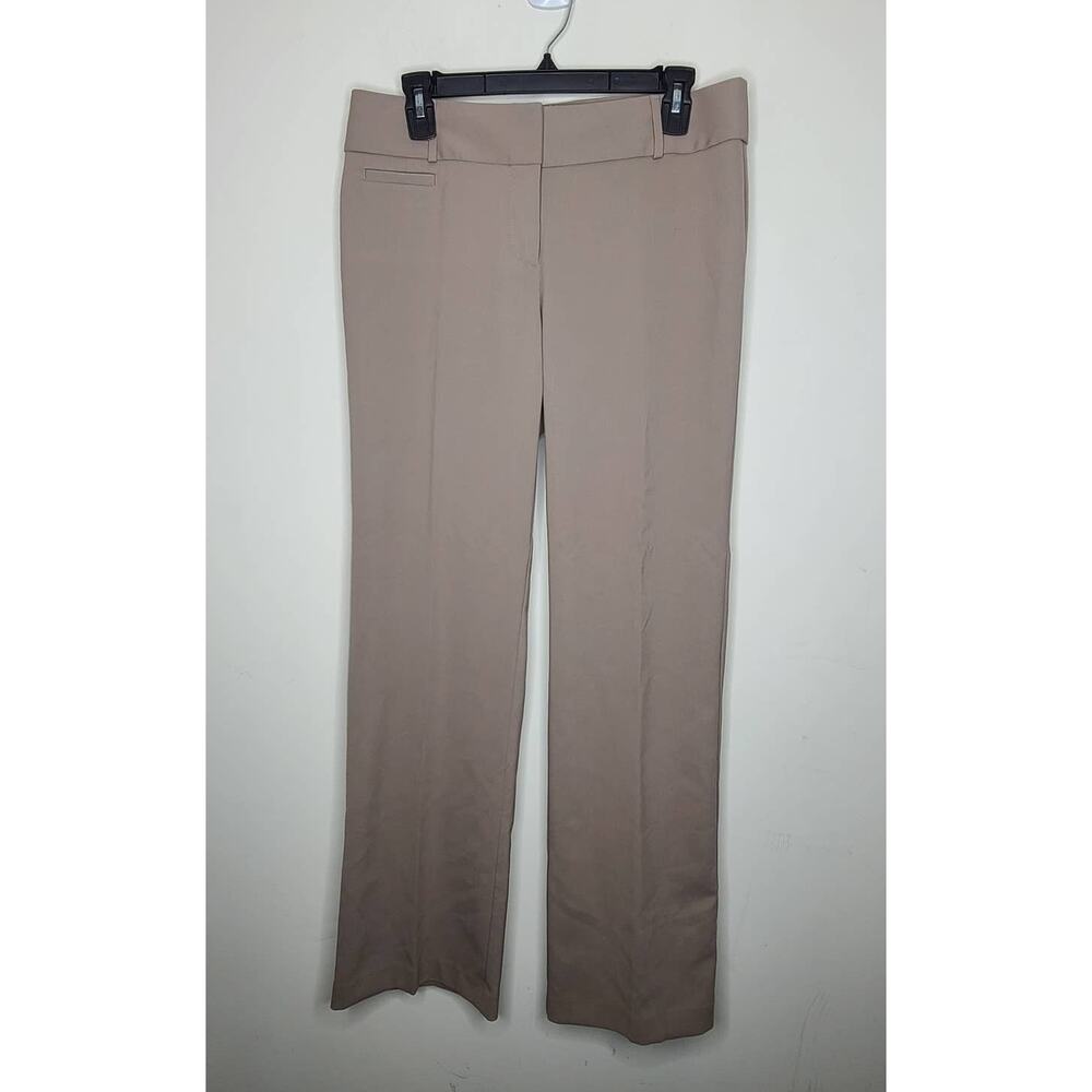 Ann Taylor Loft Zoe trouser dress pants - taupe tan khaki - 6